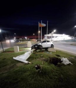 El municipio de Río Grande implementará multas por roturas de mobiliario urbano tras siniestros viales