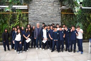 El Juez Löffler brindó una charla sobre Derecho Constitucional a estudiantes de nivel secundario