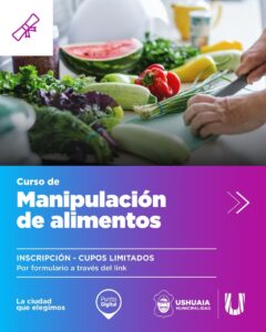 La municipalidad abre inscripciones para un nuevo curso de manipulación de alimentos