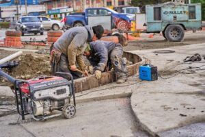 Auditores del FAMP evaluaron el avance de la obra del paseo costero de Ushuaia