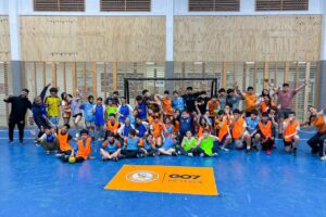 El mini handball vivió una gran jornada de integración en el polideportivo María Auxiliadora