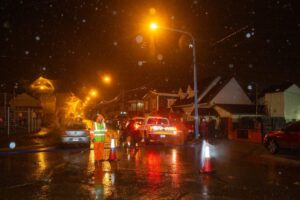 La municipalidad asistió a más de 25 familias afectadas por las intensas lluvias