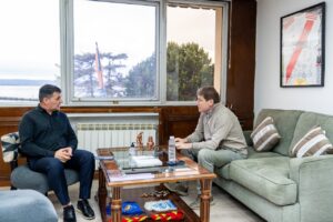 El gobernador melella recibió al nuevo director ejecutivo del pami Tierra del Fuego