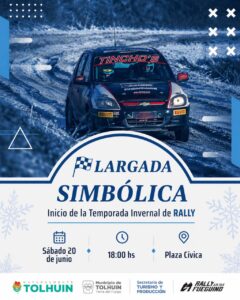 Tolhuin dará inicio a la temporada invernal del Rally Fueguino con una largada simbólica en la Plaza Cívica