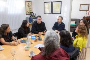 Martín Perez mantuvo una reunión de trabajo con la Asociación Civil de Jubilados Municipales