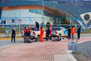 La Municipalidad continúa con los trabajos para mitigar el polvo en suspensión en distintos sectores de Ushuaia