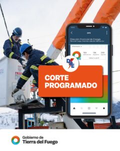 Corte programado de energía en Ushuaia