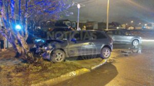 Violento accidente el sábado por la noche con dos lesionados