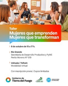 “Mujeres que emprenden, mujeres que transforman”: un taller de reflexión y conexión con los proyectos y emprendimientos