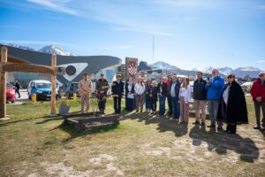 La municipalidad de Ushuaia acompañó el acto por el 35° aniversario de la independencia de Croacia