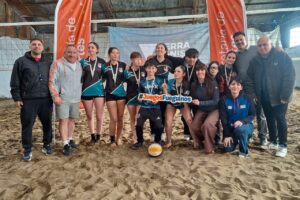 Los juegos fueguinos consagraron a sus campeones provinciales de vóley playa